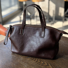 Cowhide Tree-bark Textured Wrinkled Single-shoulder Crossbody Bag