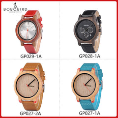 Wooden Watch Simple And Casual Quartz Movement