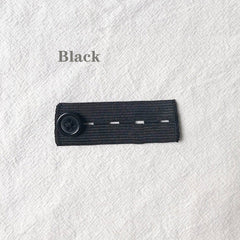 Boucle d'extension pour ceinture - noire - lot de 2