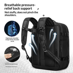 Vacuum Compressed Backpack - Space Saving Portable Travel Rucksack with Compression Technology for Hiking Camping