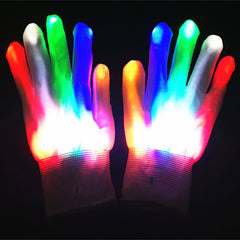 Gants colorés lumineux pour danse en extérieur