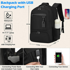 Waterproof Business Backpack Multi-functional For Business Travel
