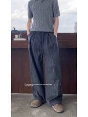 Pantalones de vestir informales de estilo estadounidense para hombre, para otoño