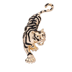 Fierce Lion Head And Tiger Personalized Vintage Brooch