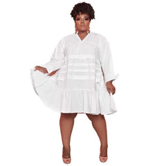 Echoine Women's Oversized Loose Ladies Midi Dress