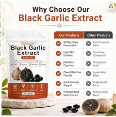 Black Garlic Garlic Capsule Health Supplement