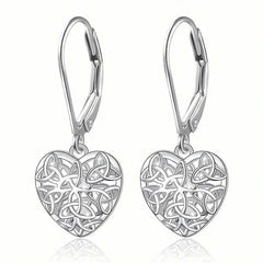 Exquisite Hollow Heart-Shaped Hoop Earrings