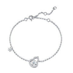 New Sterling Silver Gourd Bracelet For Women