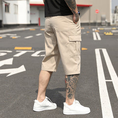 Nouveau pantalon court décontracté minimaliste fin pour homme, style américain, collection été