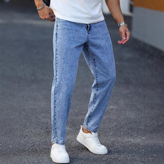 Nouveau jean bleu clair fuselé pour hommes