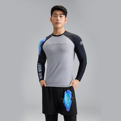 Maillot de bain fendu pour homme, short de bain protecteur UPF, tenue de surf