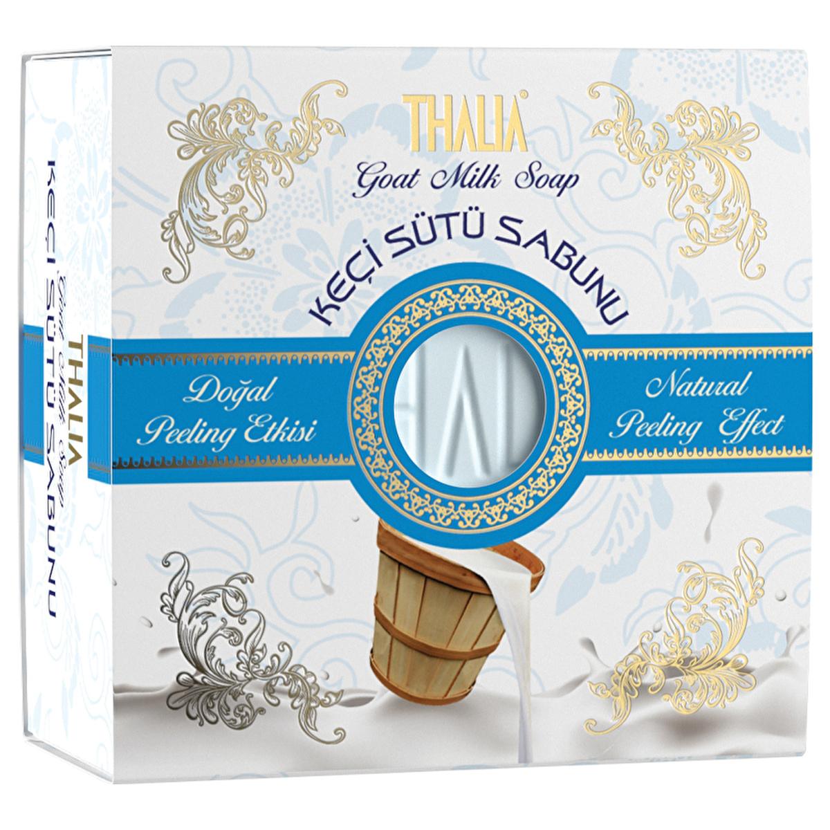 Savon au lait de chèvre naturel Thalia - Nettoyage doux et peeling pour toute la famille | 5.29 oz