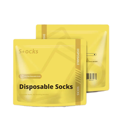 Chaussettes à enfiler pour journée décontractée-tube moyen-grises-polyester et coton-5 paires-1 sac