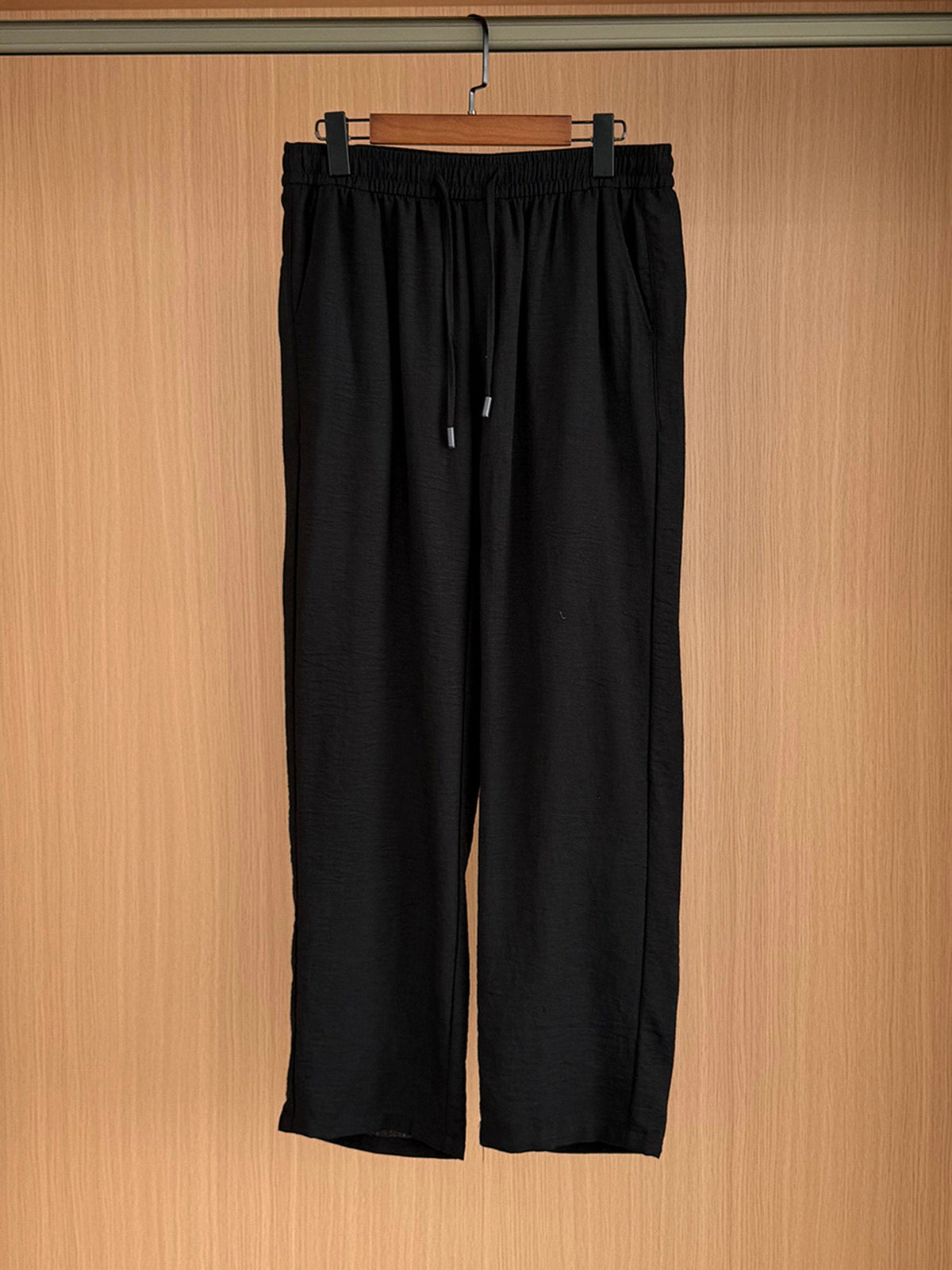 Pantalon décontracté léger et ample pour hommes, à effet rafraîchissant