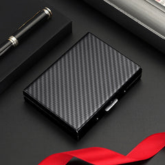 6-Slot Multi-Function Stainless Steel Large-Capacity Metal Card Holder