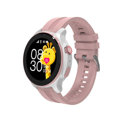 Montre-téléphone pour enfants avec lecteur CD, appels vidéo, carte compatible tous réseaux, photos intelligentes et bracelet de localisation