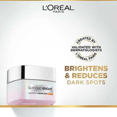 Crème de jour éclaircissante à l’acide glycolique L’Oreal Paris avec SPF 17