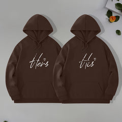 Stylischer lässiger locker sitzender Unisex-Hoodie für Paare