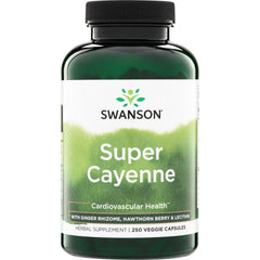 Super Cayenne - with Ginger Rhizome, Hawthorn Berry & Lecithin