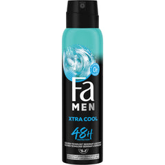 Spray desodorante Fa Men Xtra Cool, protección fresca y helada de 48h, 150ml