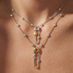 Fashionable Pin-shaped Necklace For Women