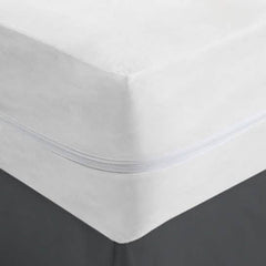 Fabric Zippered Waterproof and Bed Bug Mattress Protector
