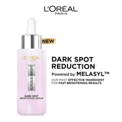 L'Oreal Paris Glycolic Bright 8% [Melasyl + Niacinamide] Face Serum For Brightening Dark Spots