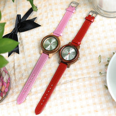 Wooden Watch Simple And Casual Quartz Movement