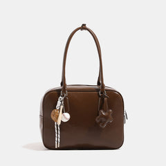 Womens Large-Capacity Commuter Tote Shoulder Bag