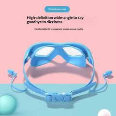 Childrens Anti-fog Swim Goggles With Built-in Earplugs