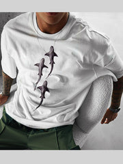 Prenda deportiva de manga corta para hombre, estilo urbano