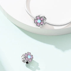 Romantic And Elegant Flower Beaded Bracelet