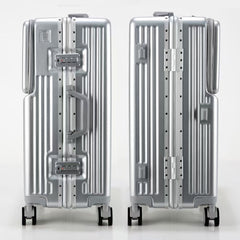 Suitcase Travel Luggage Trolley Front-Opening Large Capacity Aluminum Frame Carry-On Cabin Bag