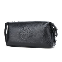 Stylish Cowhide Bag Waterproof Leather Mens Bag