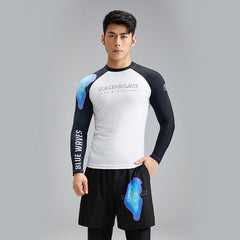 Maillot de bain fendu pour homme, short de bain protecteur UPF, tenue de surf