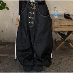 Jean rétro de style machette et streetwear américain