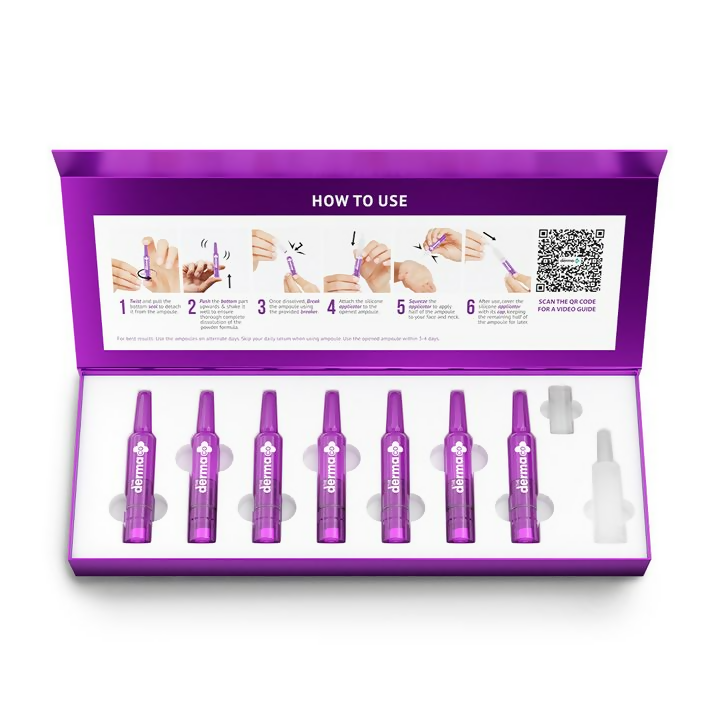 The Derma Co 5% Glycolic + 2% Kojic Pigmentation Corrector Ampoule Kit