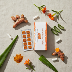 Forever AloeTurm - Pastilles de gel hydrogel au curcuma et à l’aloe vera
