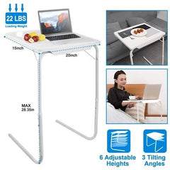 Foldable Tray Table Portable Sofa