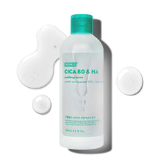 FRANKLY CICA 80 & Hyaluronic Acid Toner 260ml for sensitive skin, soothing hydration, CICA hyaluronic acid toner for sensitive skin