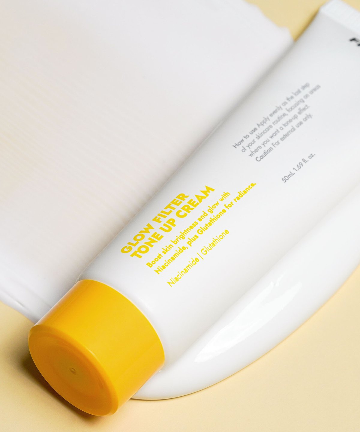 FRANKLY Glow Filter Tone Up Cream 50ml, tone up cream for glowing skin, brightening Korean beauty product.
