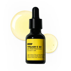 FRANKLY Vitamin C 23 Pure Vitamin C Boost Serum 15ml bottle for skin clarity, pure vitamin C serum for skin clarity.