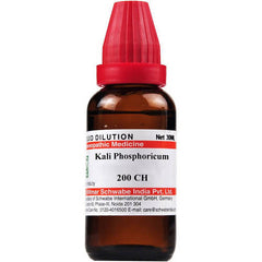 Dr. Willmar Schwabe India Kali Phosphoricum Dilution