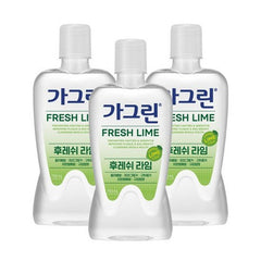 Gagreen FRESH LIME Mouthwash 750mlX3ea