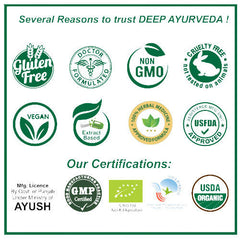 Deep Ayurveda Spirulina 500mg Veg Capsules