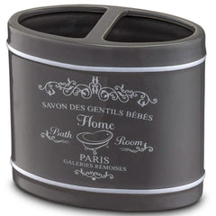 4 Piece Set: Home Basics Paris Collection Bathroom Accessories