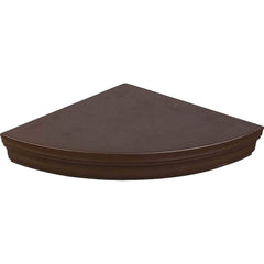 Halter Corner Floating Shelf - Space Saving Round Design with No Visible Support