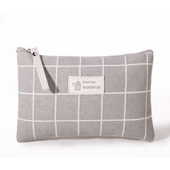 Handmade Retro Pencil Case Large Capacity Stationary Case Cool Stylish Printed Pouch For Office