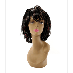 Postiche en cheveux synthétiques chinés Unique