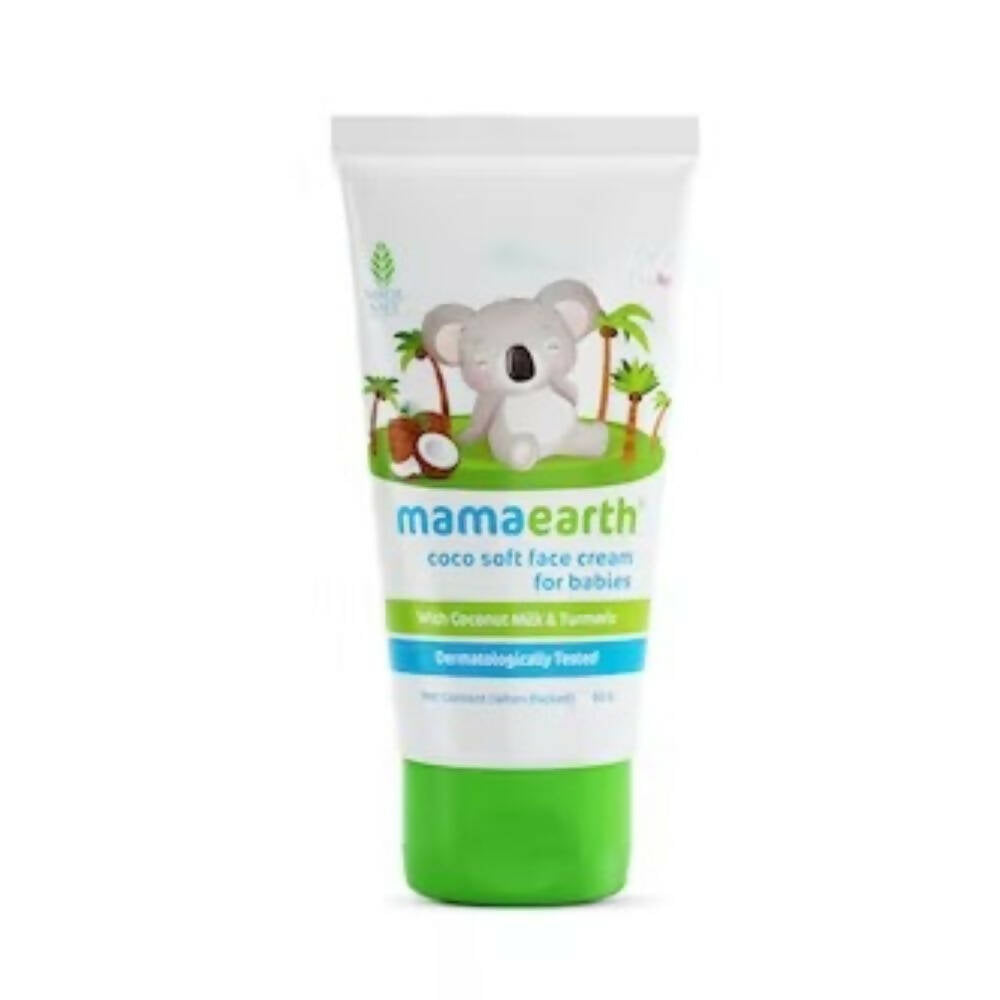 Mamaearth Crème visage douce Coco Soft au lait de coco et au curcuma pour bébés